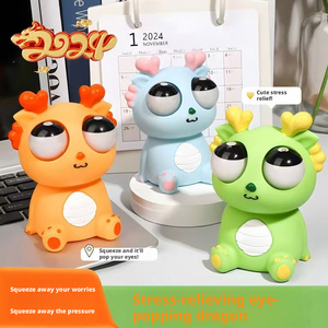Juguetes Blandos: Los Más Vendidos en Douyin, Juguetes Antiestrés, Dragón de Ojos Explosivos, Juguetes Tweak, Hermano de <span class=keywords><strong>Dos</strong></span> Cuchillos, Mismo Estilo, para Apretar - Product Image 1