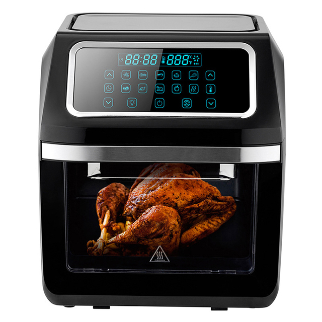 Smart Kitchen 12L Large Capacity Multifuncional Temperature Control Digital Touch Screen Oil Less Visible air Fryer Oven