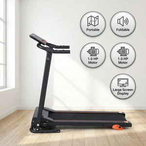 Tapis roulant électrique facile à assembler avec plusieurs programmes d'entraînement pour la salle de <span class=keywords><strong>sport</strong></span> à domicile, pour aider les utilisateurs à brûler des calories, à perdre du poids et à stimuler leur énergie - Product Image 2