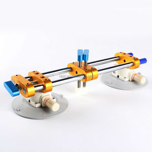 Raizi 2pc 6 pouces carreaux de verre granit marbre pierre ventouse couture <span class=keywords><strong>outil</strong></span> de réglage avec caoutchouc blanc - Product Image 3