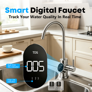 Système de filtration d'eau par osmose inverse pour évier 800 GPD, 11 étapes, avec robinet intelligent, surveillance TDS, sans réservoir, en acier inoxydable, pour usage domestique, garantie 24 mois - Product Image 3