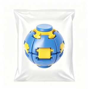Jouets anti-stress 3D à presser et à tourner, mini spinner portable pour soulager l'anxiété, pour tous les âges, rouge, orange, bleu, cadeau - Product Image 5