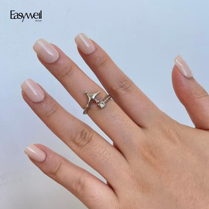 Ongles en <span class=keywords><strong>gel</strong></span> carrés courts Easywell, très demandés, avec boîte en acrylique, <span class=keywords><strong>faux</strong></span> ongles artificiels de luxe faits à la main, à presser - Product Image 2