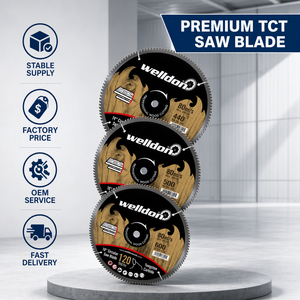 <span class=keywords><strong>Lame</strong></span> de <span class=keywords><strong>scie</strong></span> <span class=keywords><strong>circulaire</strong></span> TCT Welldon de 4 à 14 pouces, revêtement Ti, 10-144 dents, disque de coupe du bois à pointe en carbure personnalisable pour usage industriel - Product Image 1