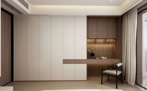 Armario de almacenamiento personalizado Gabinete de habitación de lujo Muebles de dormitorio Walkin Armario Organizador de almacenamiento - Product Image 6