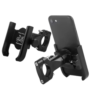 Support de téléphone universel flexible en aluminium pour vélo et moto avec fixation sur guidon - Product Image 1