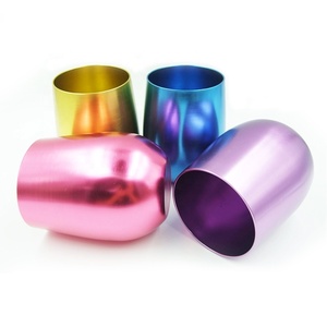 Gobelets en métal pour beer pong, gobelets en aluminium avec impression <span class=keywords><strong>de</strong></span> logo personnalisée, sans BPA, anodisés, colorés, 12 oz, 16 oz, 18 oz, 20 oz, chopes <span class=keywords><strong>à</strong></span> bière - Product Image 2