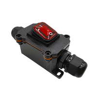 PG13.5 16A 250V IP68 Interrupteur à bascule étanche en ligne Interrupteur à bascule étanche extérieur en ligne avec rallonge