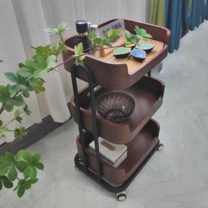 Carrito de Belleza de Alta Gama Zxm Beauty, Carrito de Salón de Belleza con Cajones Móviles, Estante para Tatuajes y SPA, Carrito de Madera Maciza en Venta - Product Image 5