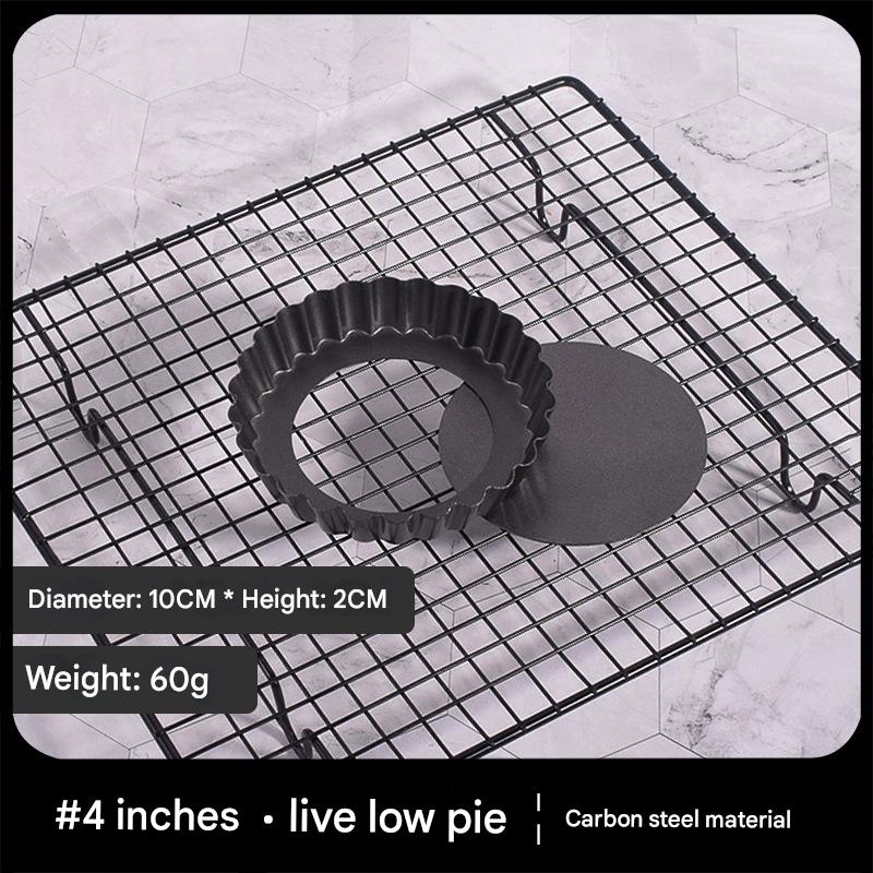 [Épaissie 10 cm] Assiette à tarte à fond vivant de 4 pouces