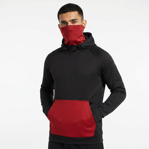 Sweat à capuche Ninja à double couche avec logo personnalisé brodé, grande taille, fermeture éclair intégrale, cagoule intégrée, pour homme - Product Image 1