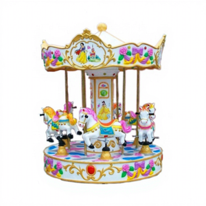Manège de 6 places, carrousel à chevaux, manège miniature pour enfants - Product Image 1