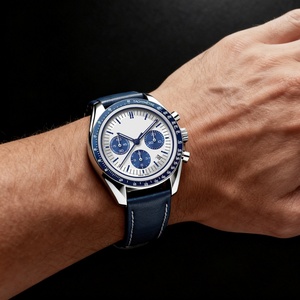 2026 New Men's Watch Multifunctional Sports Chronograph Men's Watch Top Brand Luxury Men's Quartz Watch Leather Strap - Product Image 2