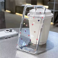 Vente en gros d'usine, étuis de téléphone imprimés avec des cœurs pour Itel S25 Ultra S25 A80 A70, protection intégrale en TPU