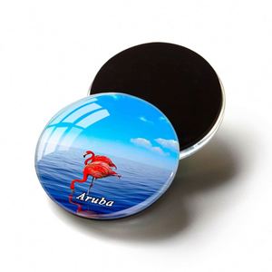 Imán de Cristal Promocional, Idea de Regalo de Recuerdo de los Países Bajos, Recuerdos Turísticos de la Isla de Aruba, Imanes para Refrigerador - Product Image 2