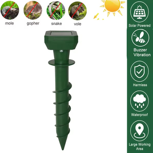 เสาป้องกันการสั่นสะเทือนด้วยพลังงานแสงอาทิตย์สำหรับสวน - Product Image 4