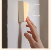 Veilleuse portable rechargeable à intensité variable, lumière chaude avec minuterie, lampe de chevet magnétique sans fil, lumière LED pour chambre à coucher