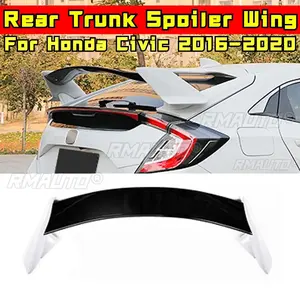 Pour Honda Civic 10ème génération 2016-2020 Hayon, Kit Carrosserie Aileron Arrière en Plastique ABS, Aileron de Coffre Arrière, Pièce Extérieure - Product Image 3