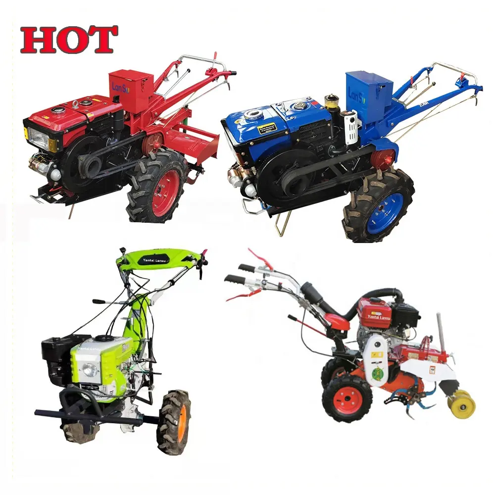 2019 Nieuwe Landbouw Landbouw Tuin Tractor Multifunctionele Duitse Elektrische Mini Wieder Cultivator Macht Helmstok Diesel Motocultor