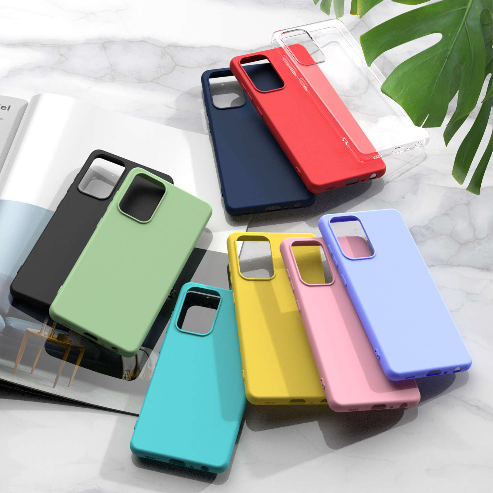 Funda de TPU para teléfono Samsung Galaxy, carcasa trasera a prueba de golpes, suave, mate, A32, A52, A72, 5G