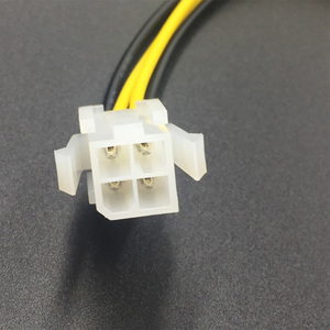 15 ס "מ 8 אינץ 'atx 4 pin זכר ל-4pin נקבה pp הספק הרחבה אספקת כבל כבל מחבר מתאם - Product Image 3