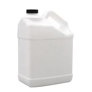 128oz Food Grade Plastic PE Easy Carry Empty 1 Gallon Water Bottle With Handle