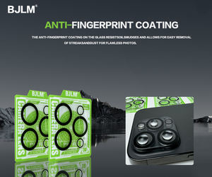 ฟิล์มป้องกันเลนส์โทรศัพท์มือถือ9H, กระจกกันรอยขีดข่วนสำหรับกล้อง15 16PROMAX วงแหวนยาง - Product Image 3