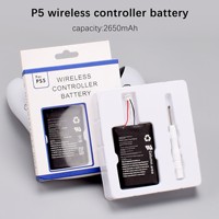 Batterie de remplacement pour manette PS5, 2650 mAh, 3,65 V, batteries rechargeables au lithium pour manette PS5, batterie de grande capacité