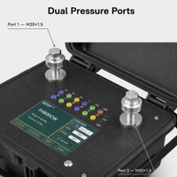 Calibrateur de pression numérique YH800CW, haute précision, écran tactile, enregistrement des données, testeur d'étalonnage pour instruments d'atelier