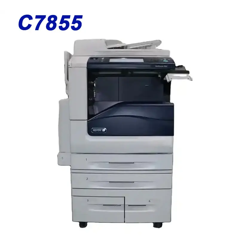 Xerox c7855 v7855 makine Fuji FILM WorkCentre 7855 için yenilenmiş 7855 WorkCentre xerox yazıcı için kullanılır