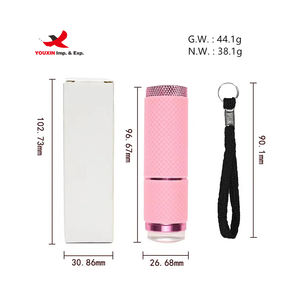 Lampe UV LED portable en gros d'usine, lampe à ongles LED, mini sèche-ongles, lampe UV LED avec tampon en silicone pour l'art des ongles - Product Image 5