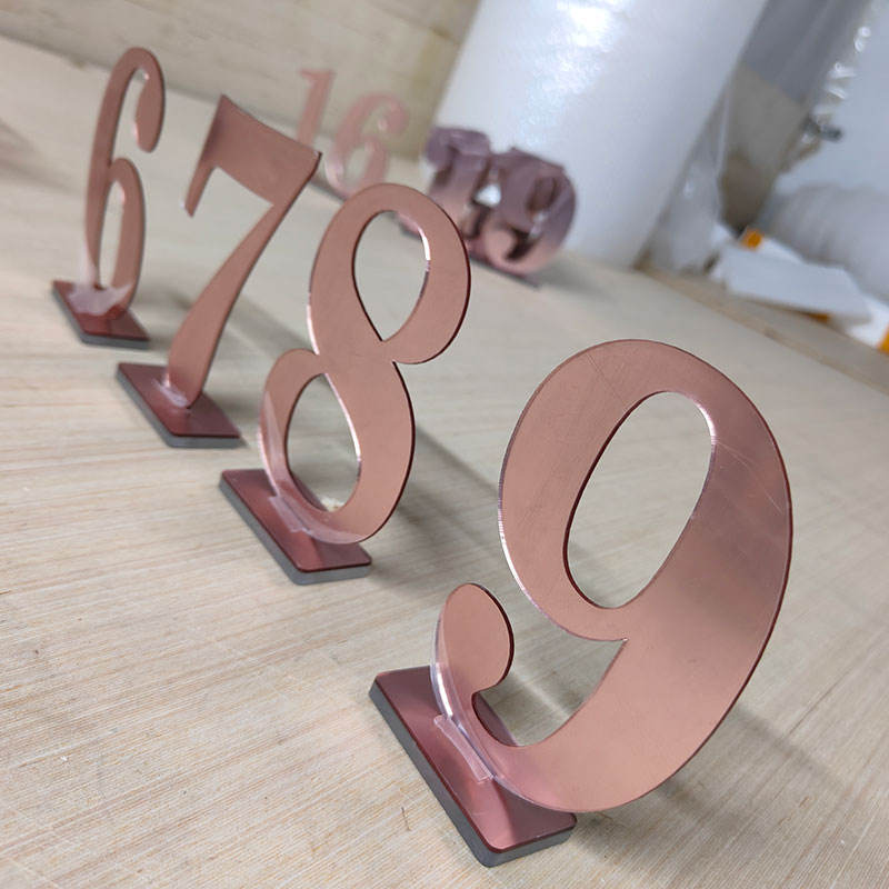 Numeri Da Tavolo In Acrilico - Set 15 Pezzi Per Ristorante, Feste E Decorazioni, Bianco - Foto 5