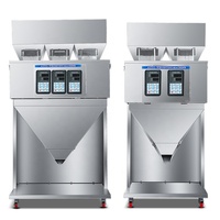 Mehrkopf-Vibrations-Halbautomatische Abfüll- und Wiegemaschine Multifunktionale Verpackungs- und Versiegelungsmaschine für Plastiktüten/Beutel