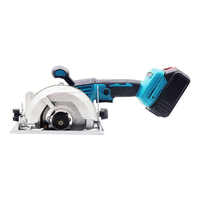 Scie circulaire électrique sans fil de haute qualité, sans balais, portable, pour le bois et le métal, lame de 5 pouces, 1200W
