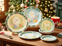 Assiette en papier jetable de 7 pouces