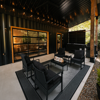Maison Modulaire Préfabriquée de Luxe Extensible de 40 pieds à 3 Chambres avec Cuisine et Salle de Bain pour Hôtel/Bureau/Villa