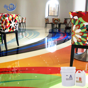 Bán buôn dính 3D sàn sơn phủ epoxi nhựa bảng giá chất lỏng rõ ràng hai phần A B thành phần sàn rõ ràng nhựa <span class=keywords><strong>Epoxy</strong></span> - Product Image 2