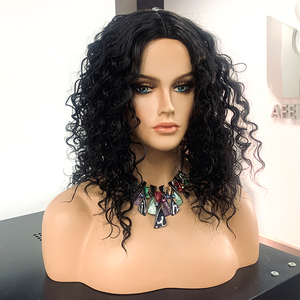 Modelo de cabeza de mujer con estiramiento facial de cara pequeña, cabeza femenina Sexy Con pechos, peluca, sombrero, bufanda, accesorios de exhibición, muñeco de maniquí a la venta - Product Image 5