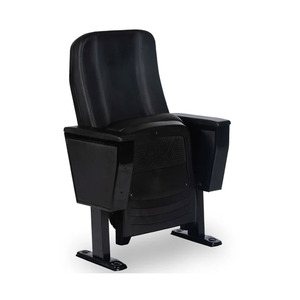 강당 의자 빨간색 독립형 베이스 영화관 의자 - Product Image 3