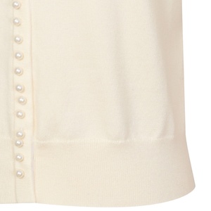 Elegante Cárdigan de Lana para Mujer, Otoño y Primavera, con Botones de Alta Calidad, Mangas Cortas, Tops para Mujer - Product Image 5