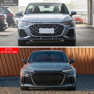 Kit de Carrocería Deportiva para Modificación de Automóviles 2025-2026, Ensamblaje de Parachoques Delantero, Rejilla Delantera, Apto para Audi A3, Actualización a RS3 - Product Image 2
