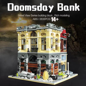 2835 Piezas, Bloques de Construcción del Banco del Juicio Final, Ideas MOC, Modelo de Ensamblaje, Juego de Ladrillos DIY, Juguetes para Regalo, 89102 10251, Banco de Ladrillos - Product Image 2