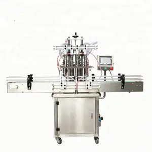 Machine de remplissage linéaire à ligne droite prix usine shampooing gel de bain bouteilles remplisseur de liquide