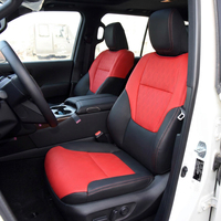 Housses de siège complètes en cuir Nappa sur mesure pour accessoires de voiture, vente directe d'usine Toyota