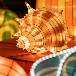 Lámpara Decorativa Impermeable en Forma <span class=keywords><strong>de</strong></span> Concha, Hecha a Mano, No Tóxica, Ahorradora <span class=keywords><strong>de</strong></span> Energía, Duradera, para Exteriores y Piscinas, Ideal para Pascua - Product Image 1