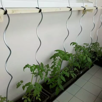 Support de Treillis Créatif et Durable pour Plantes Grimpantes, Tomates et Fleurs – Anneaux de Soutien pour Vignes et Piquets de Jardin