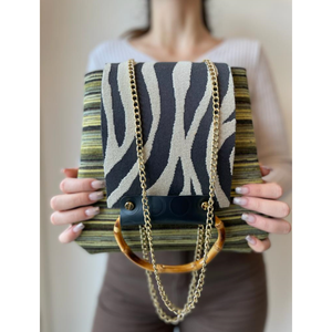 Borsa artigianale di alta qualità in stile Vintage da donna borse a tracolla con patta materiali sostenibili per pendolari per tutte le stagioni - Product Image 1