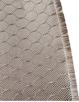 Tissu décoratif en fibre de carbone nid d'abeille 240 g/m² à motif 3D tissé pour coque de téléphone, coque d'ordinateur portable, bracelet de montre connectée, bagages
