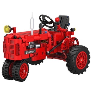 <span class=keywords><strong>Tracteur</strong></span> mécanique <span class=keywords><strong>John</strong></span> <span class=keywords><strong>Deere</strong></span> Classic modèle 7070, construction en blocs de construction à petites particules en plastique ABS pour enfants - Product Image 1
