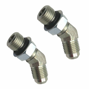 Chine <span class=keywords><strong>prix</strong></span> d'usine en gros 6802-NWO série SAE 070320 mâle JIC à ORB 45 coude joint torique patron raccords de tuyauterie hydrauliques - Product Image 3